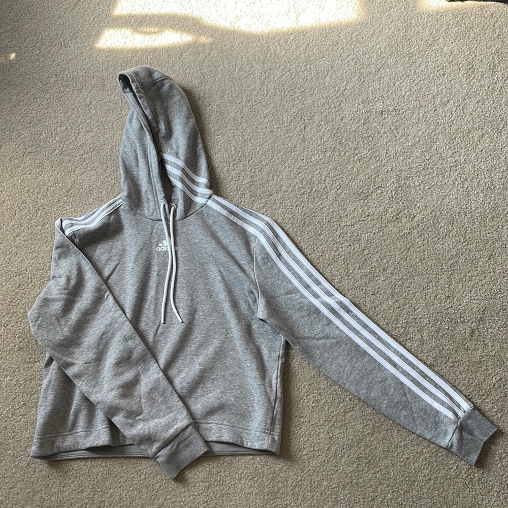 Grey Adidas hoodie